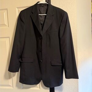 Alfani Black Sport Coat with Notched Lapels